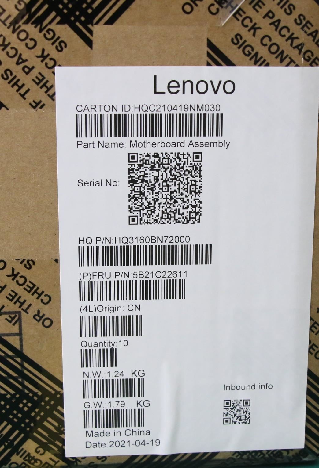 Lenovo Chromebook 14M836 Motherboard Mainboard UMA MediaTek MT8183 5B21C22611