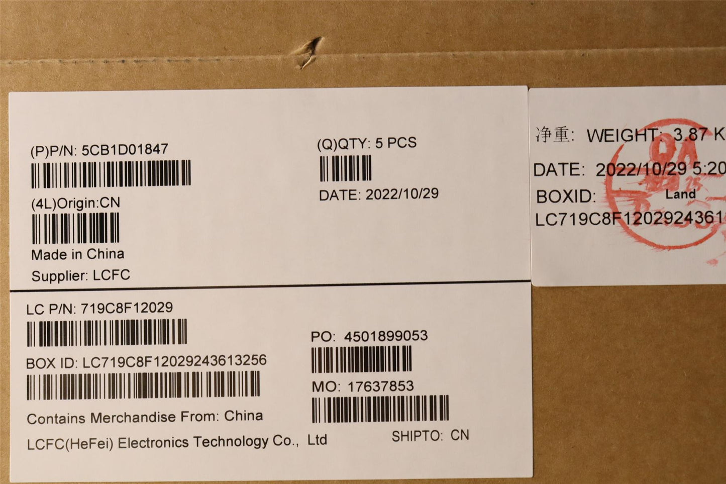 Lenovo Upper Case ASM_POR L82NX IG_FP_D 5CB1D01847