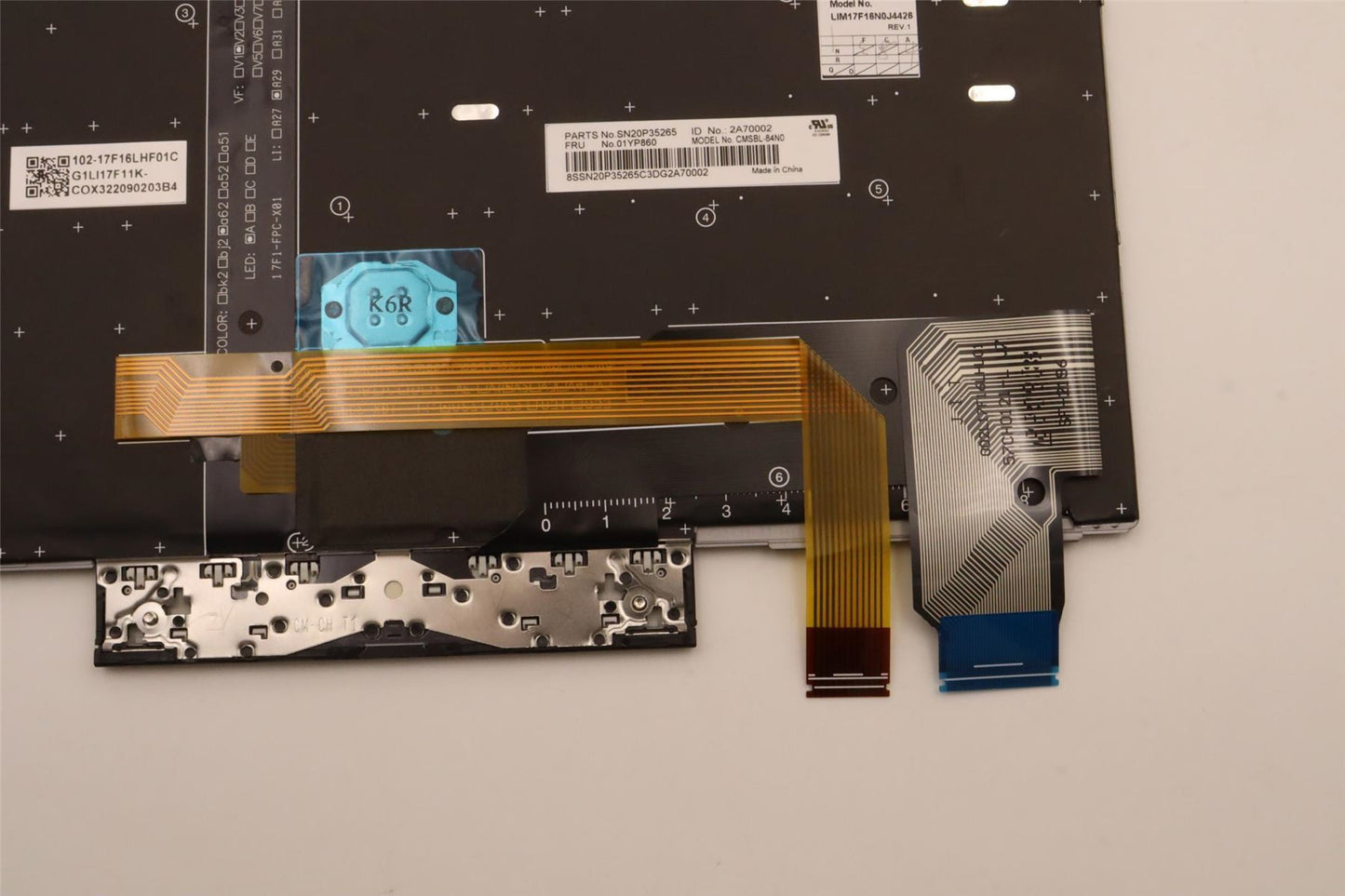 Lenovo ThinkPad L13 s Keyboard Norwegian Silver Backlit 01YP860