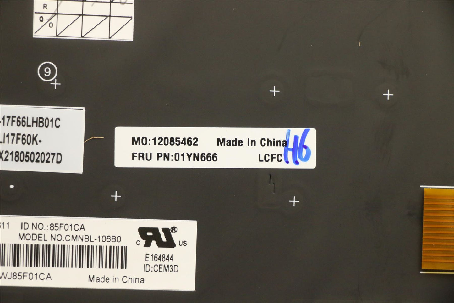 Lenovo ThinkPad E580 E590 Keyboard Belgian Silver Backlit 01YN666