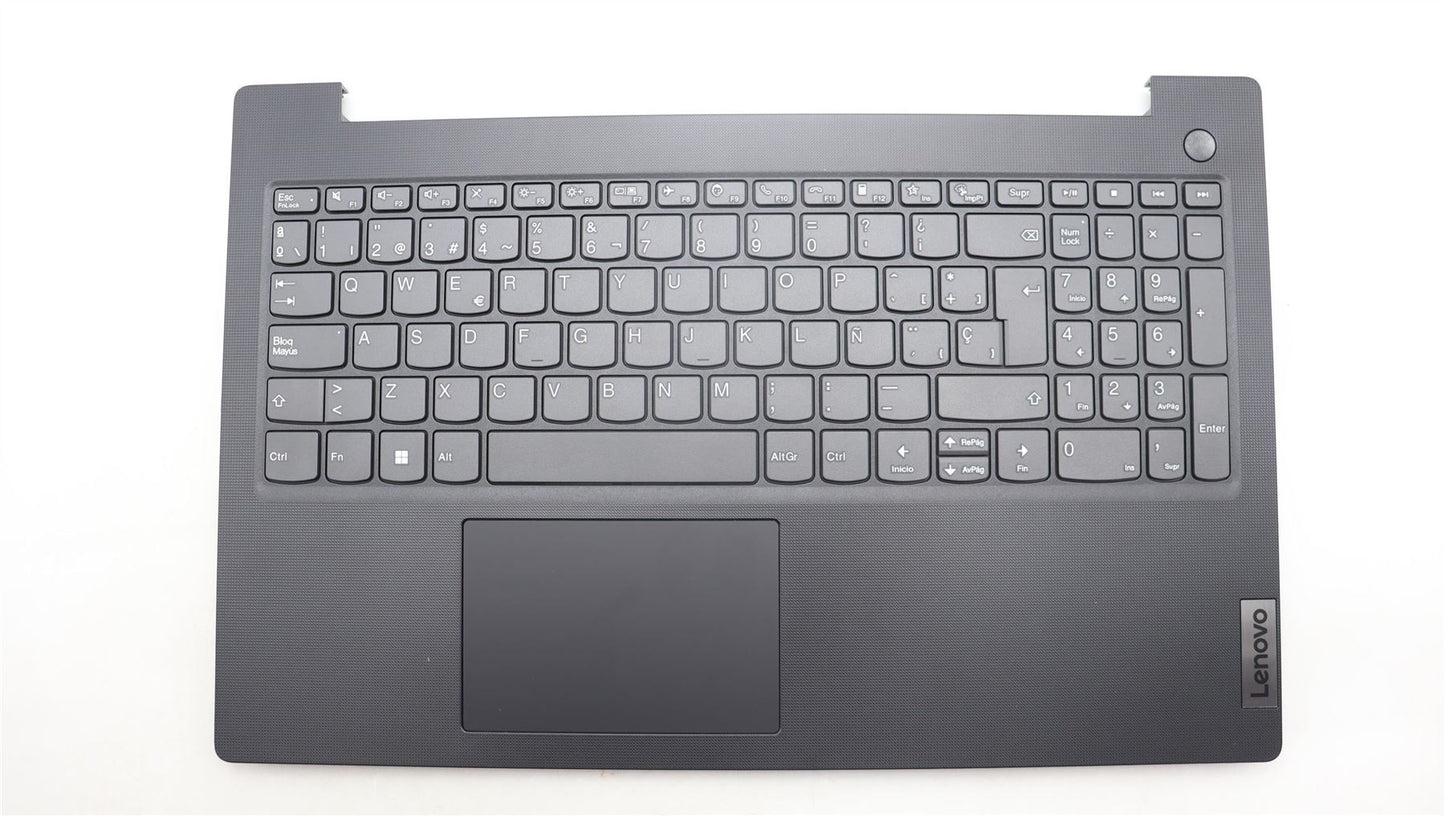 Lenovo V15 G4 IAH Palmrest Cover Touchpad Keyboard Spanish Grey 5CB1M48917