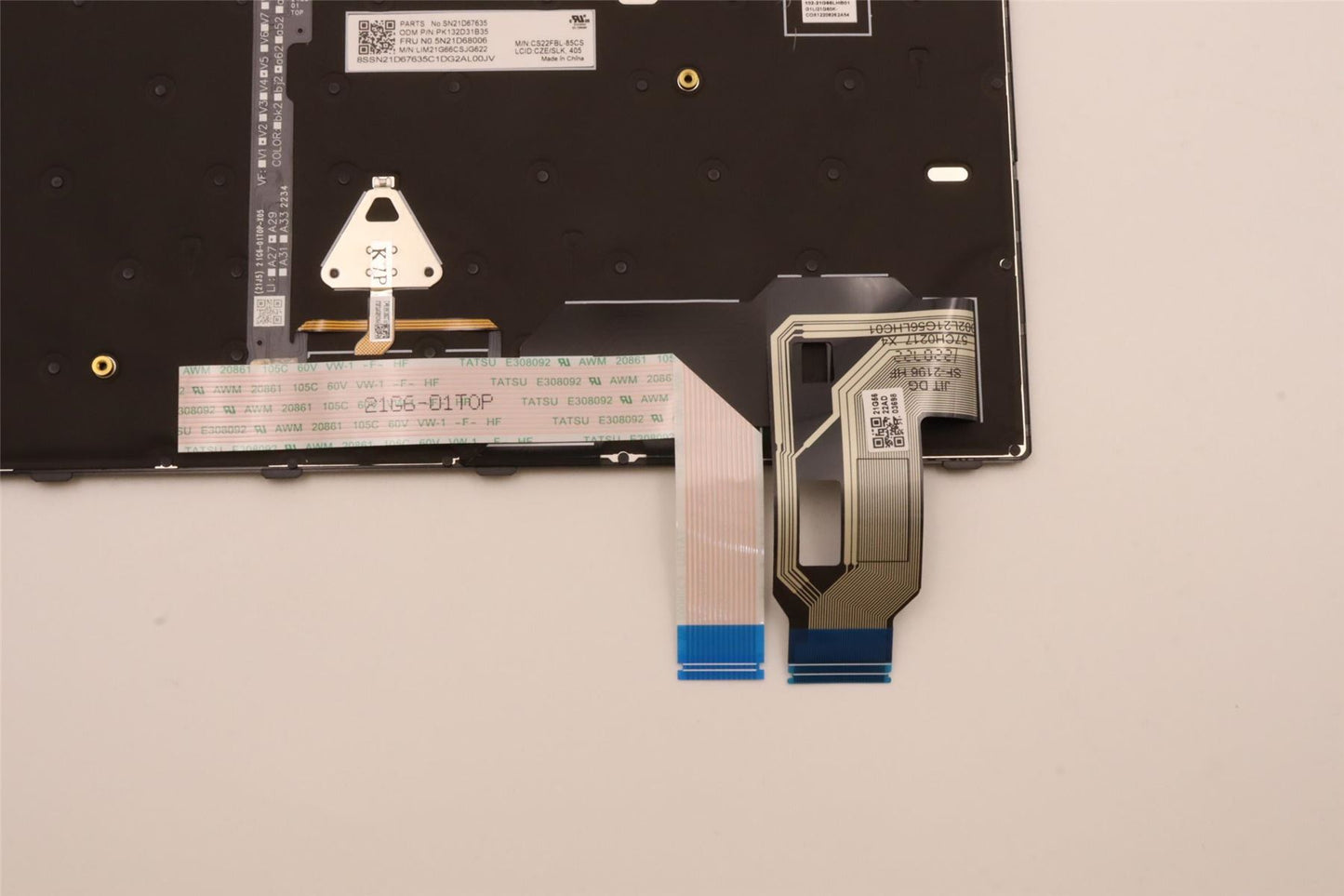 Lenovo ThinkPad P14s 4 P14s 3 L14 4 T14 4 T14 3 Keyboard Czech Black 5N21D68006