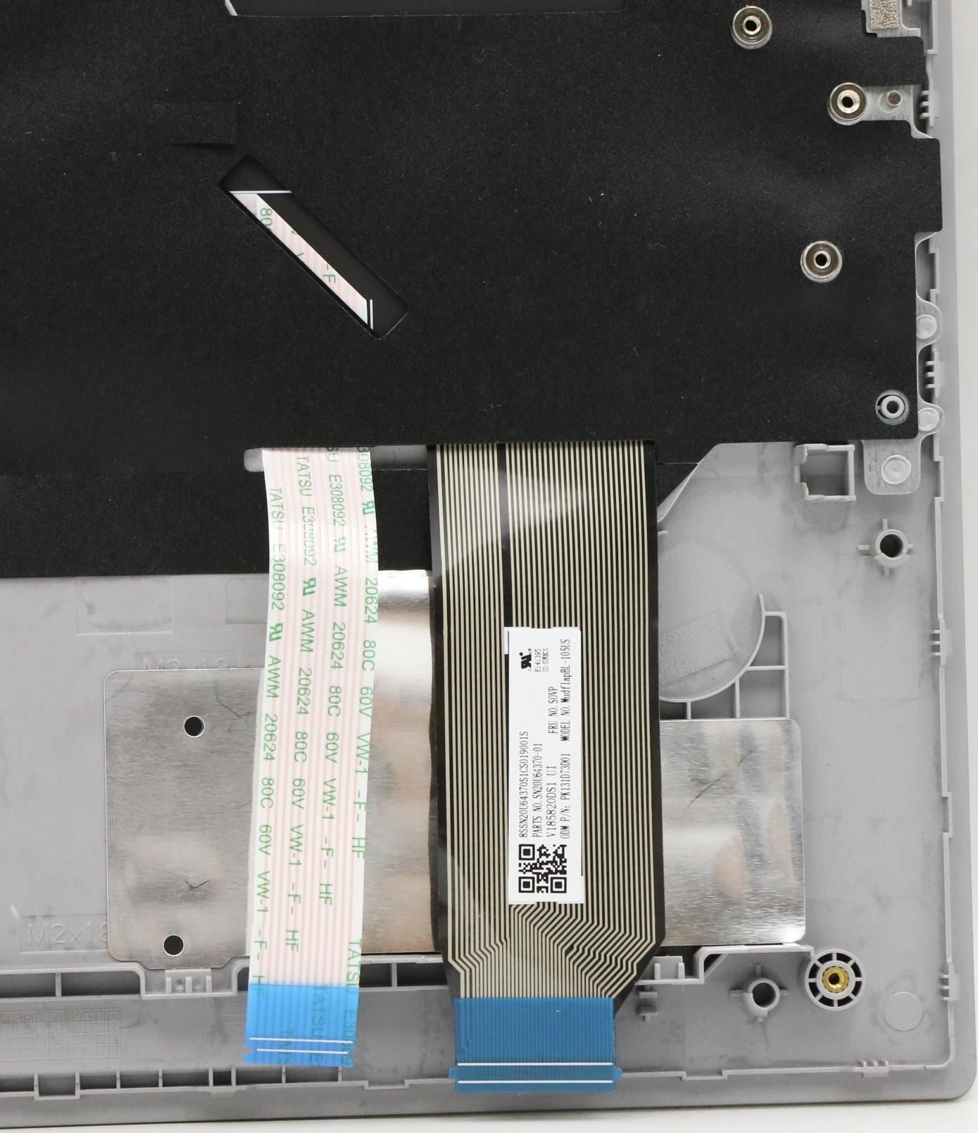 Lenovo ThinkPad E15 Keyboard Palmrest Top Cover US Euro Silver 5M10V16986