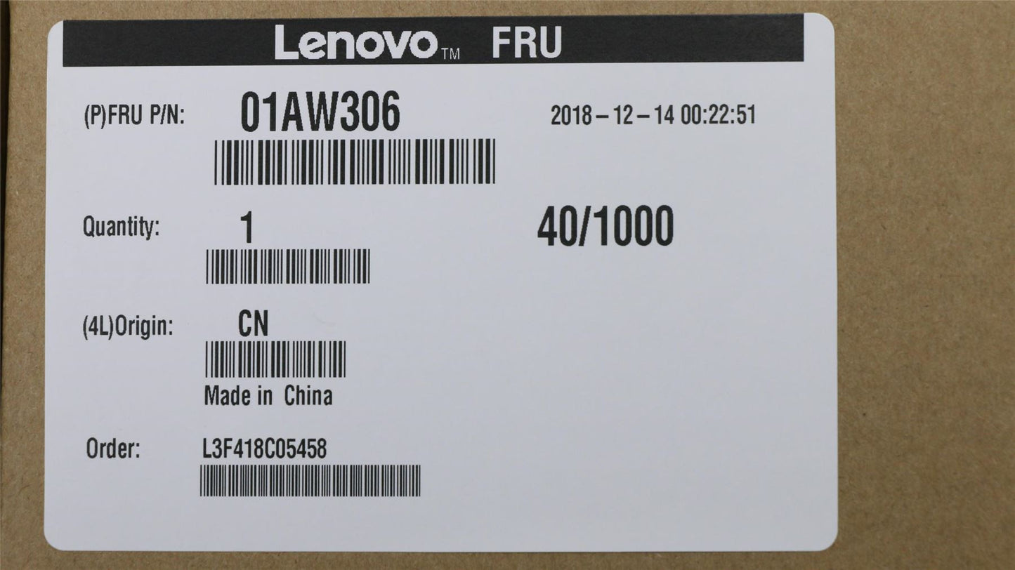 Lenovo ThinkPad T460 LCD Cover Rear Back Housing Black 01AW306