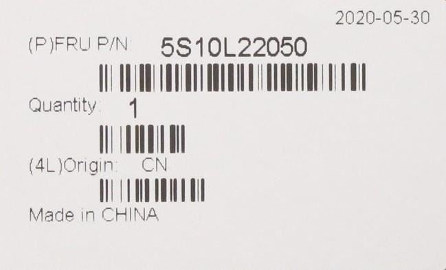 Lenovo 5S10L22050 SCREW Screw L 80Q1 2D 4L K 4.6D 0.8T