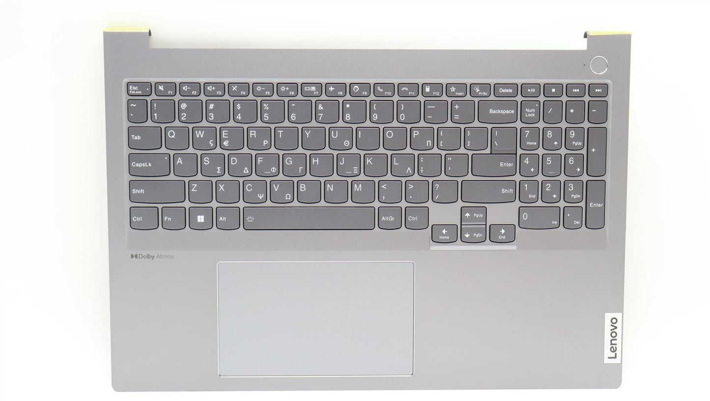 Lenovo ThinkBook 16 G4+ IAP Palmrest Cover Touchpad Keyboard Greek 5CB1H68190