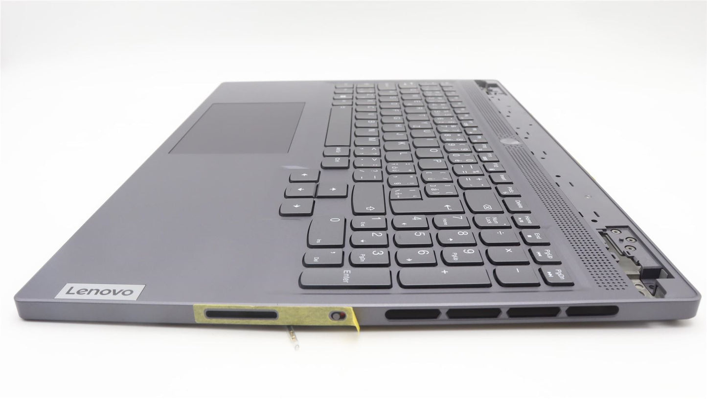 Lenovo Slim 5 16IRH8 Palmrest Cover Touchpad Keyboard Storm Grey 5CB1L56037