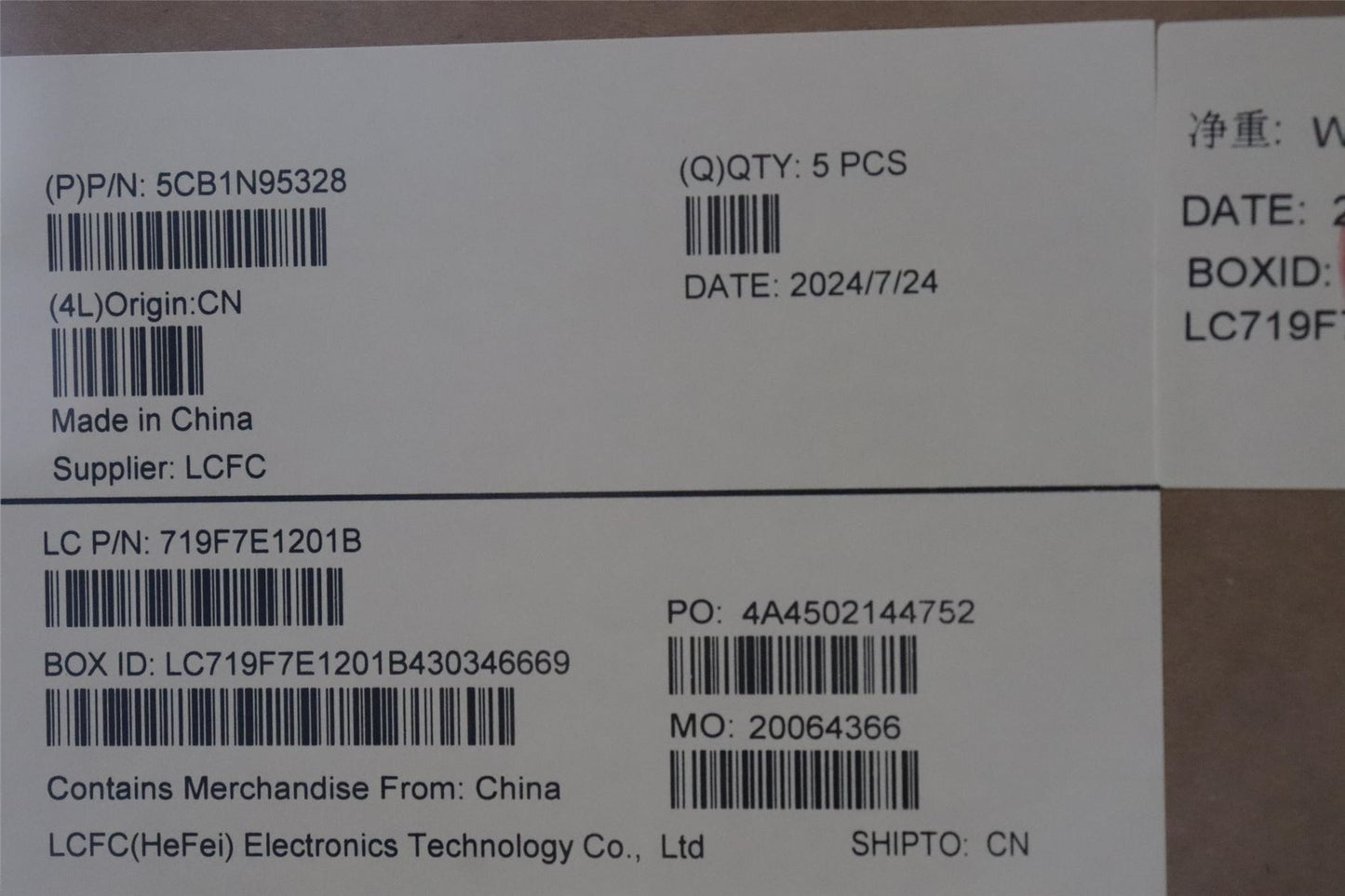 Lenovo Upper Case ASM_FRA L 83E6FP AB BL 5CB1N95328