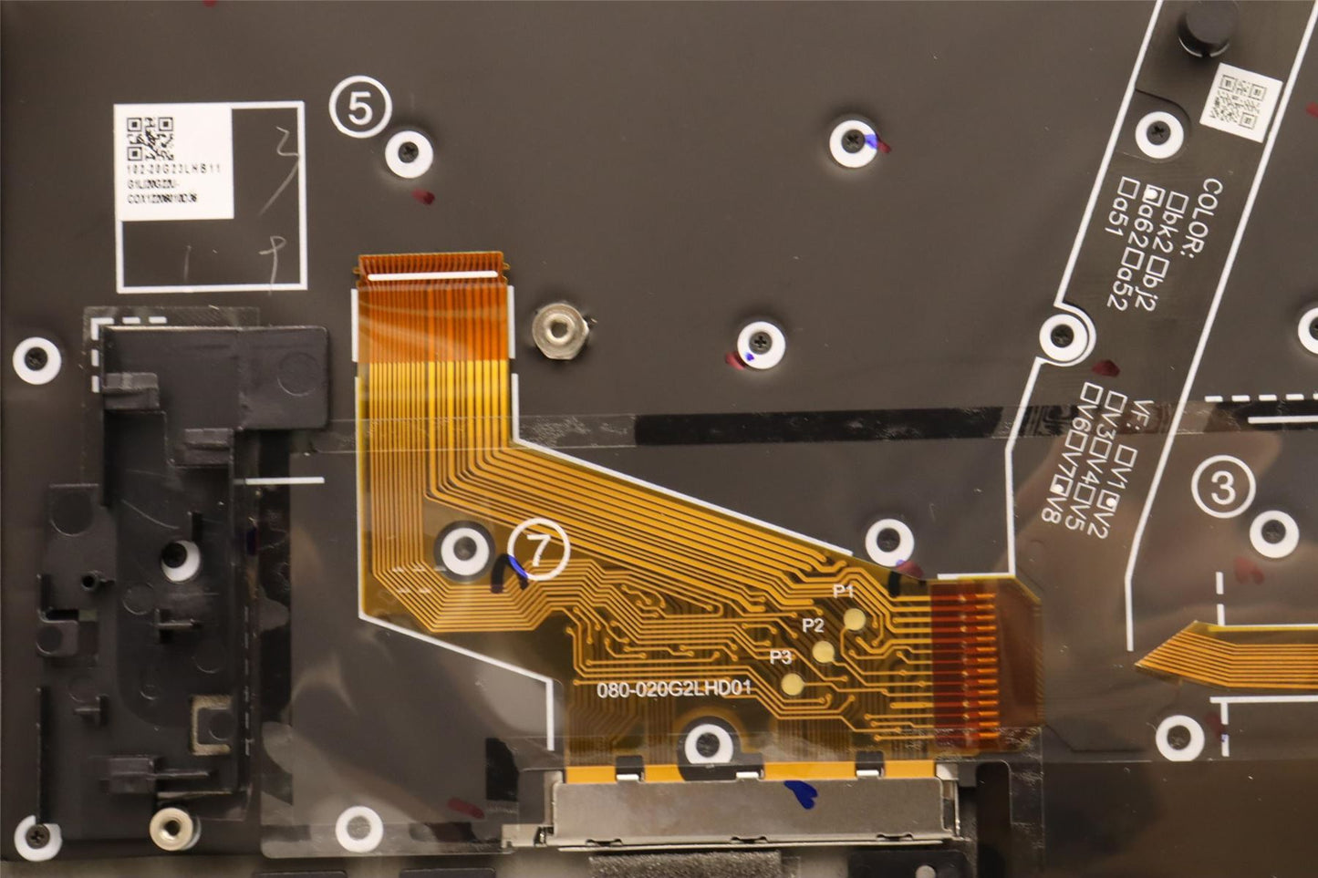 Lenovo Carbon X1 10th Keyboard Palmrest Top Cover German Black 5M11H44218