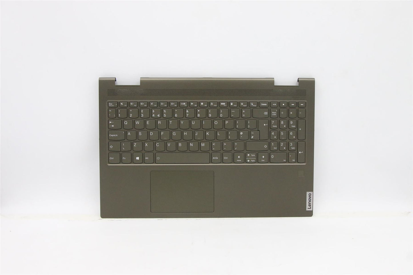 Lenovo IdeaPad 7 15ITL5 Palmrest Cover Touchpad Keyboard UK Dark Moss 5CB1A22454