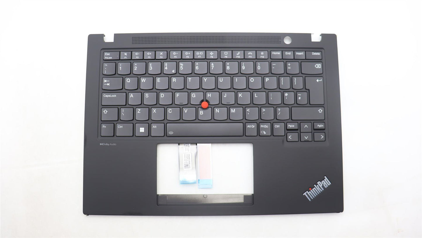 Lenovo ThinkPad T14s Gen 4 Palmrest Cover Keyboard UK Europe Black 5M11L59569