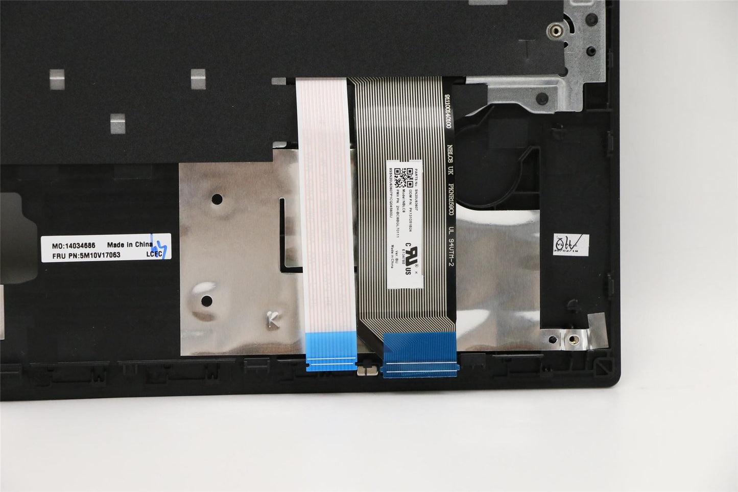 Lenovo ThinkPad E14 Keyboard Palmrest Top Cover UK Black Backlit 5M10V17063