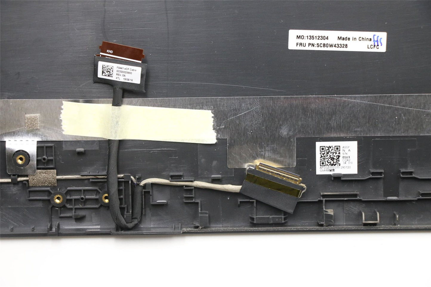 Lenovo LCD Cover L 81VB TEX BK 5CB0W43328