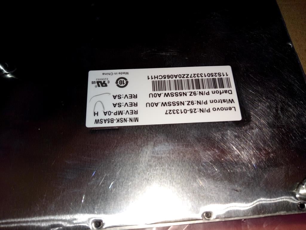 Lenovo DF T4TQ 102KEY BLACKF KBD UK English Keyboard 25013327
