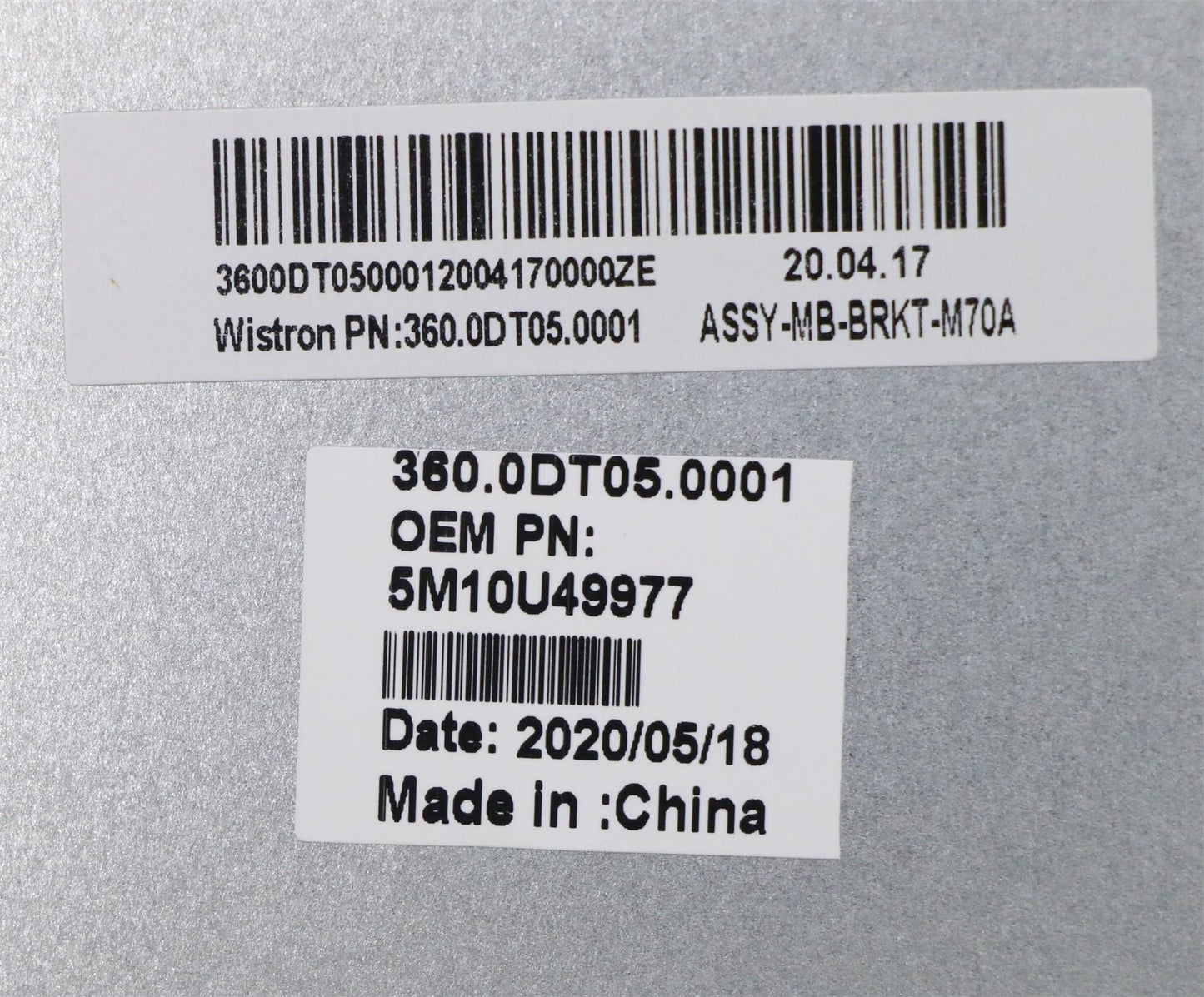 Lenovo MECH_ASM MB_SHIELDING_M70a 5M10U49977