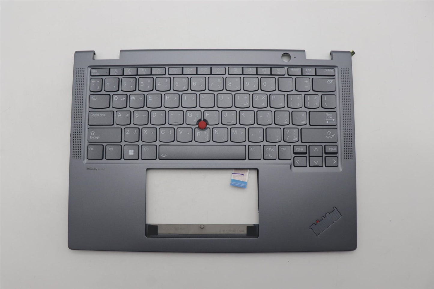 Lenovo ThinkPad X13 Gen 4 Keyboard Palmrest Top Cover Arabic Grey 5M11L64306