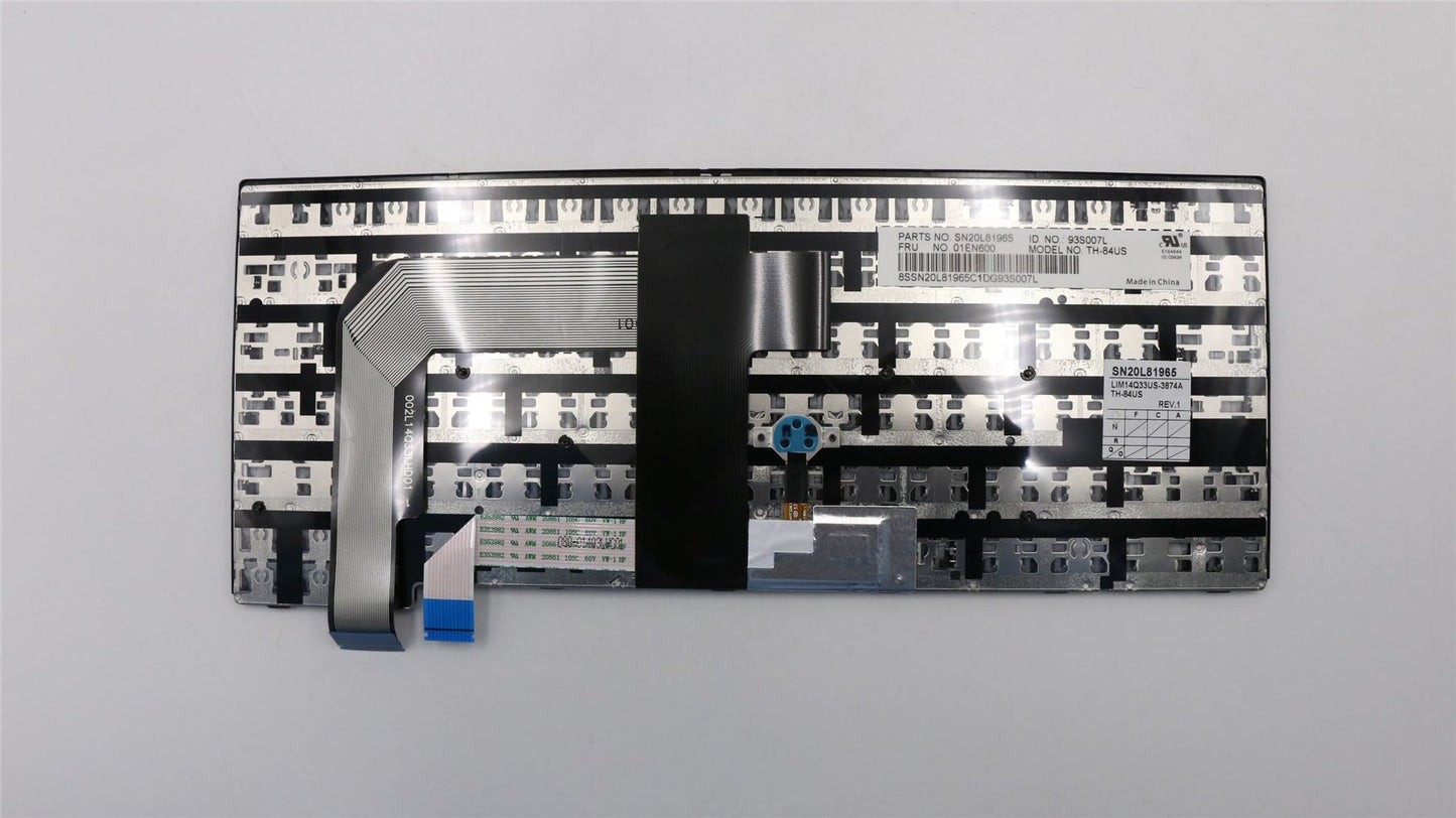 Lenovo ThinkPad T470s 13 2 Keyboard US Black 01EN600