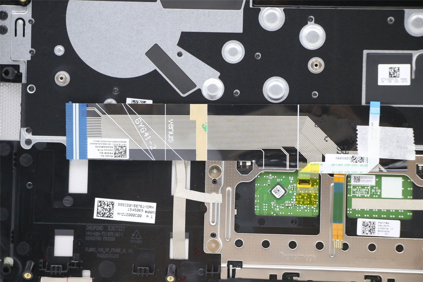 Lenovo IdeaPad 5 14ALC05 Palmrest Cover Touchpad Keyboard Russian 5CB1C13106