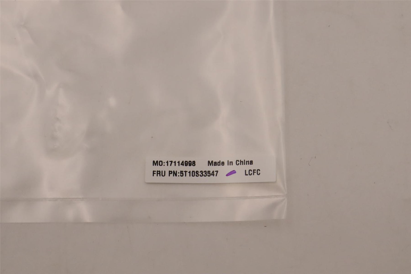 Lenovo TAPE MYLAR L 82UH JY776_D_MYLAR 5T10S33547