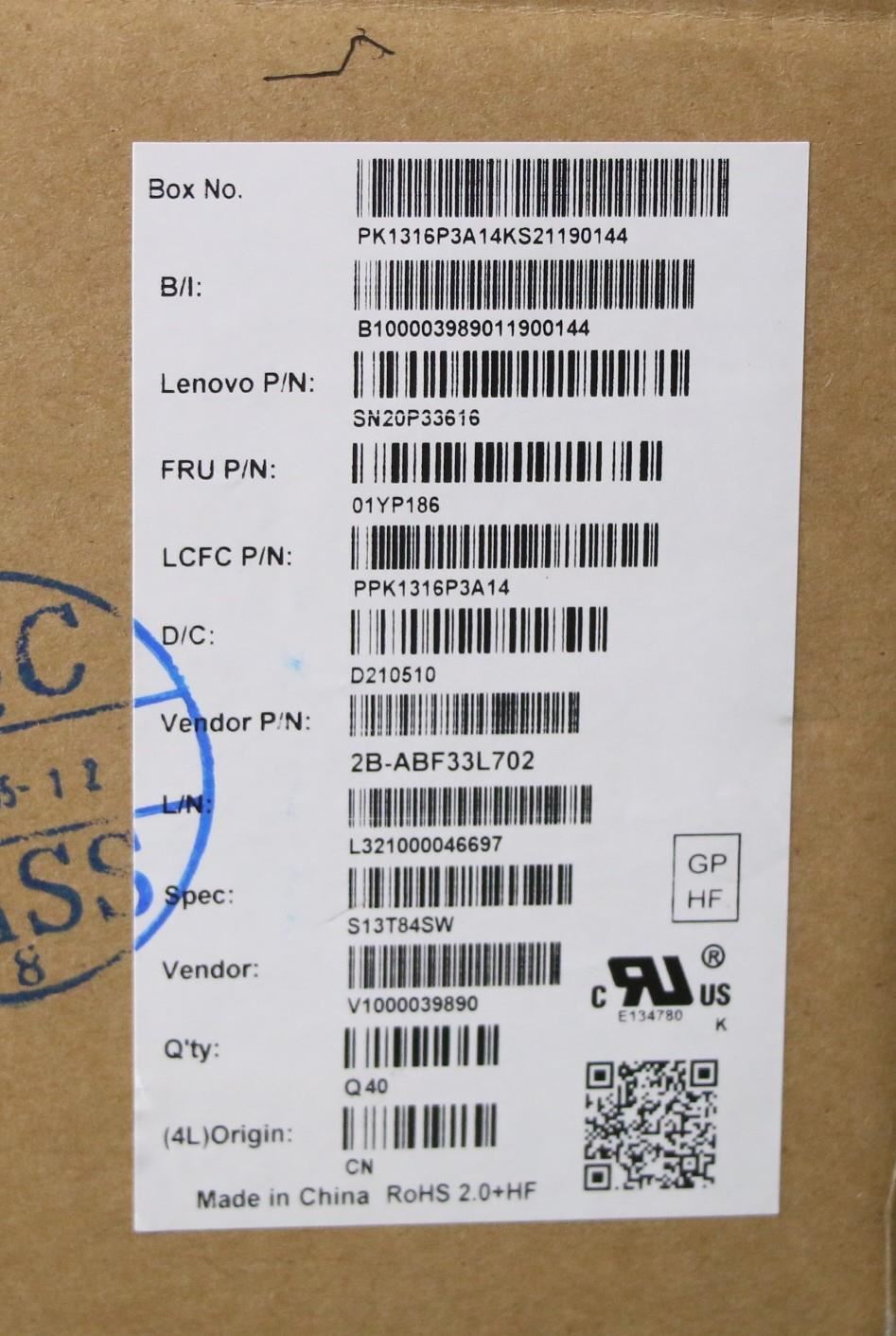 Lenovo ThinkPad X280 A285 X390 X395 L13 Keyboard Swiss Black 01YP186