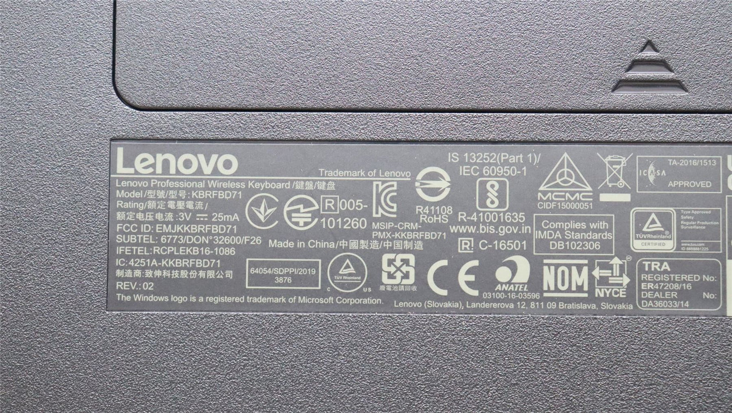 Lenovo Professional KB CZ/SK 5D51D64824