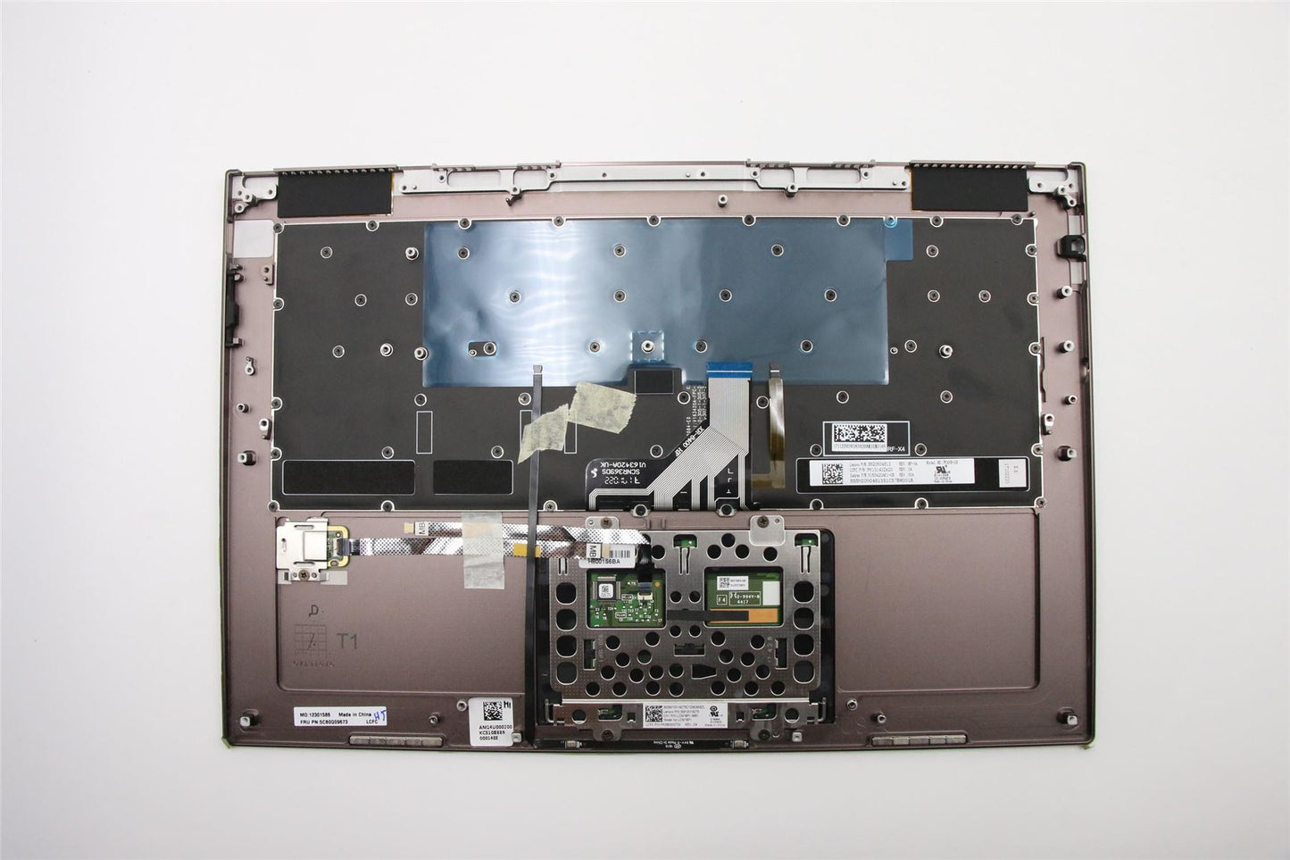 Lenovo Yoga 920-13IKB Keyboard Palmrest Top Cover Greek Grey Backlit 5CB0Q09673