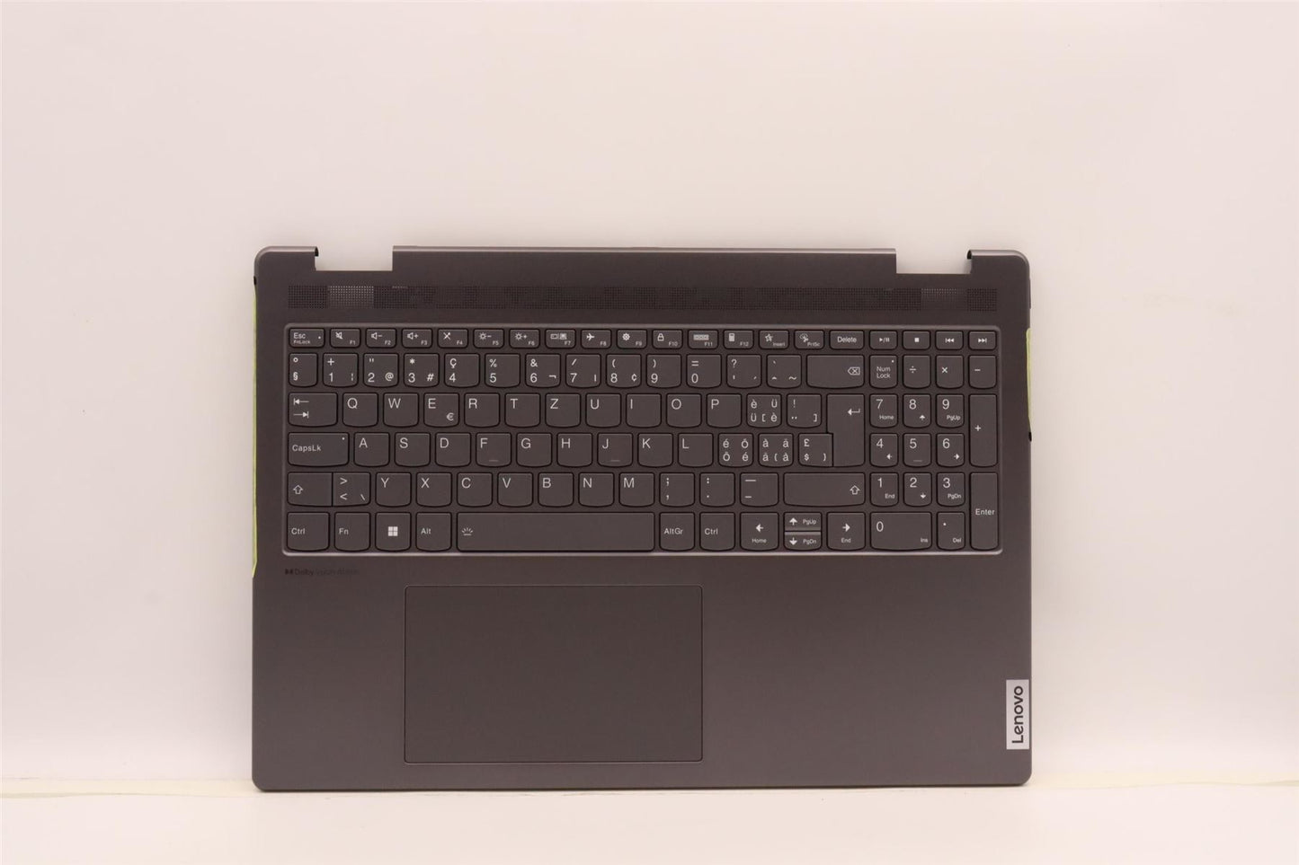 Lenovo IdeaPad 7 16IAP7 Palmrest Cover Touchpad Keyboard Slate Grey 5CB1J01908