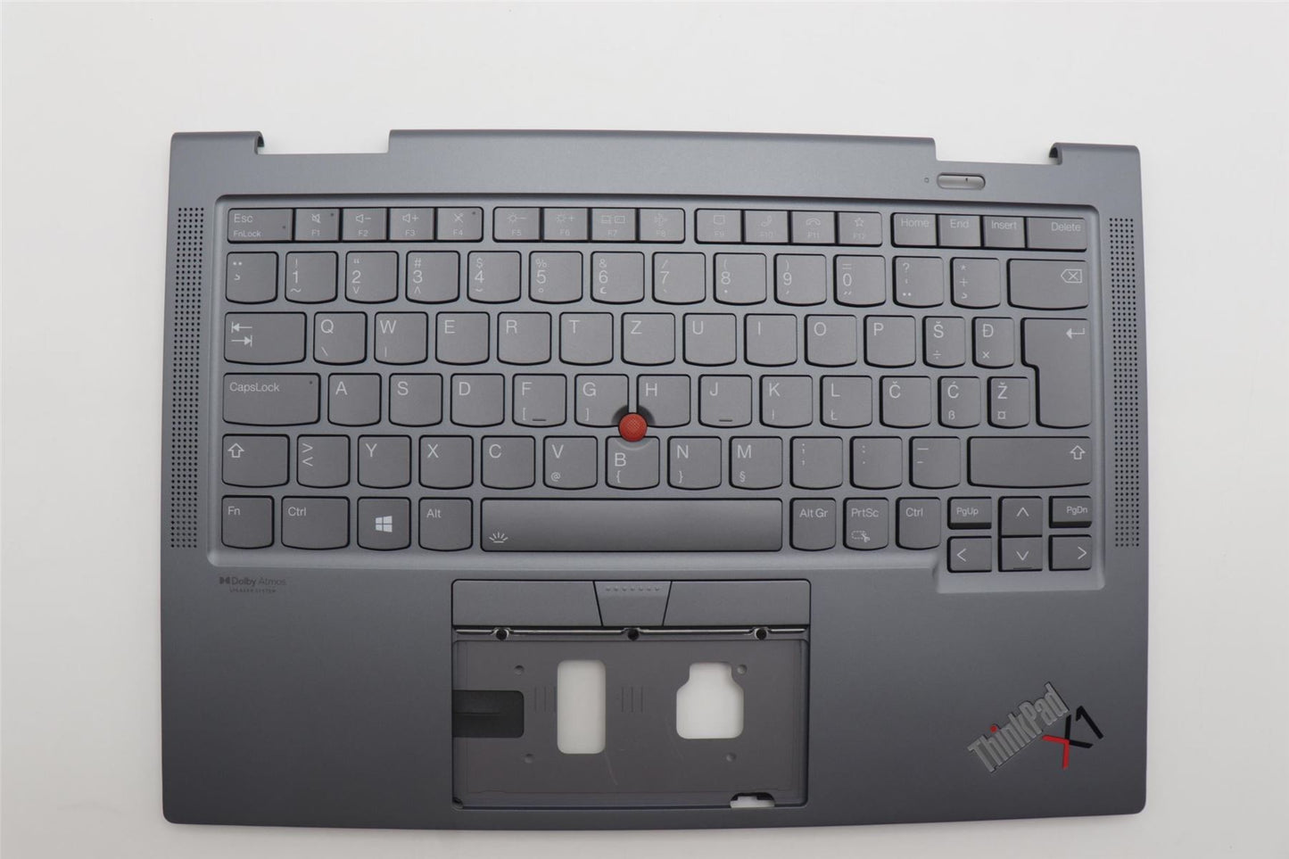 Lenovo ThinkPad X1 6th Gen Keyboard Palmrest Top Cover Slovenian 5M11C41008