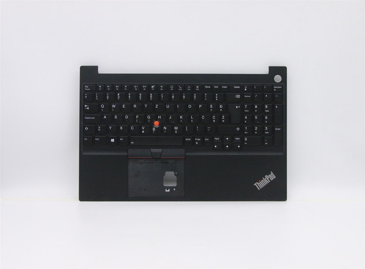 Lenovo ThinkPad E15 2 Tastatur-Handballenauflage-Oberabdeckung UK Schwarz mit Hintergrundbeleuchtung 5M10W64634