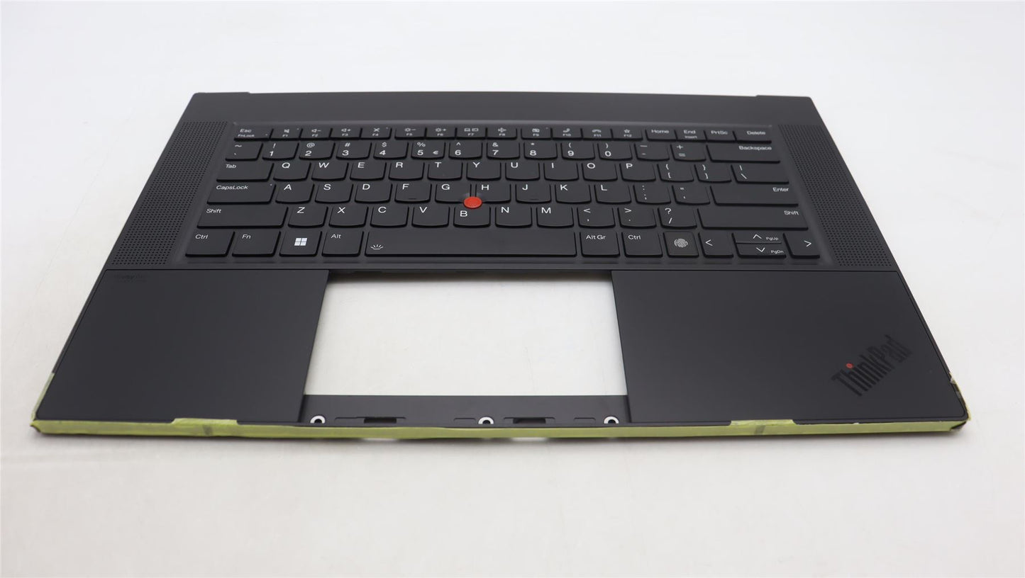 Lenovo ThinkPad Z16 Gen 1 Keyboard Palmrest Top Cover US Euro Black 5M11J13413