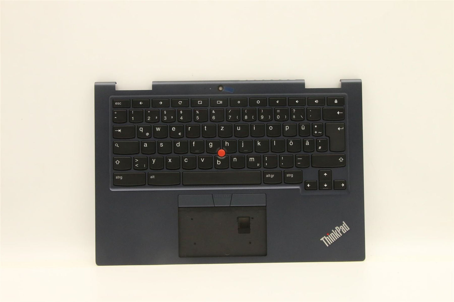 Lenovo ThinkPad C13 Gen 1 Keyboard Palmrest Top Cover German Black 5M11A36952
