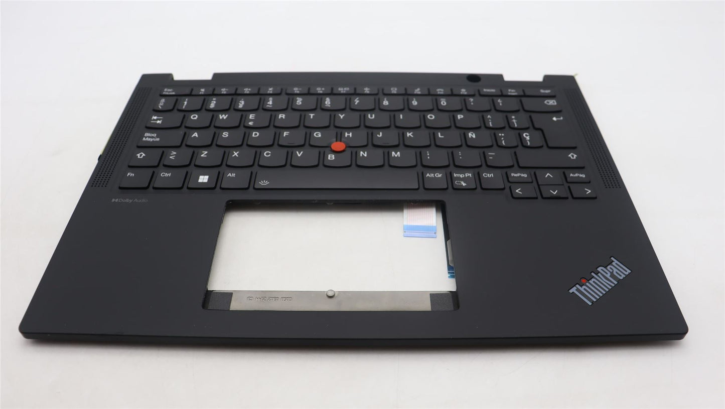 Lenovo ThinkPad X13 Gen 4 Keyboard Palmrest Top Cover Spanish Black 5M11L64159