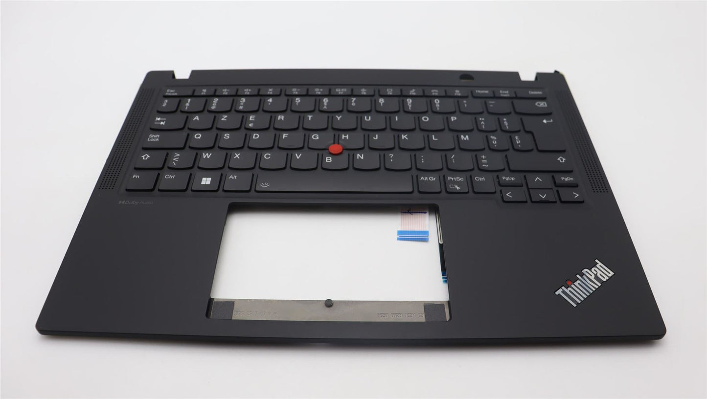 Lenovo ThinkPad X13 Gen 4 Keyboard Palmrest Top Cover Belgian Black 5M11L85868