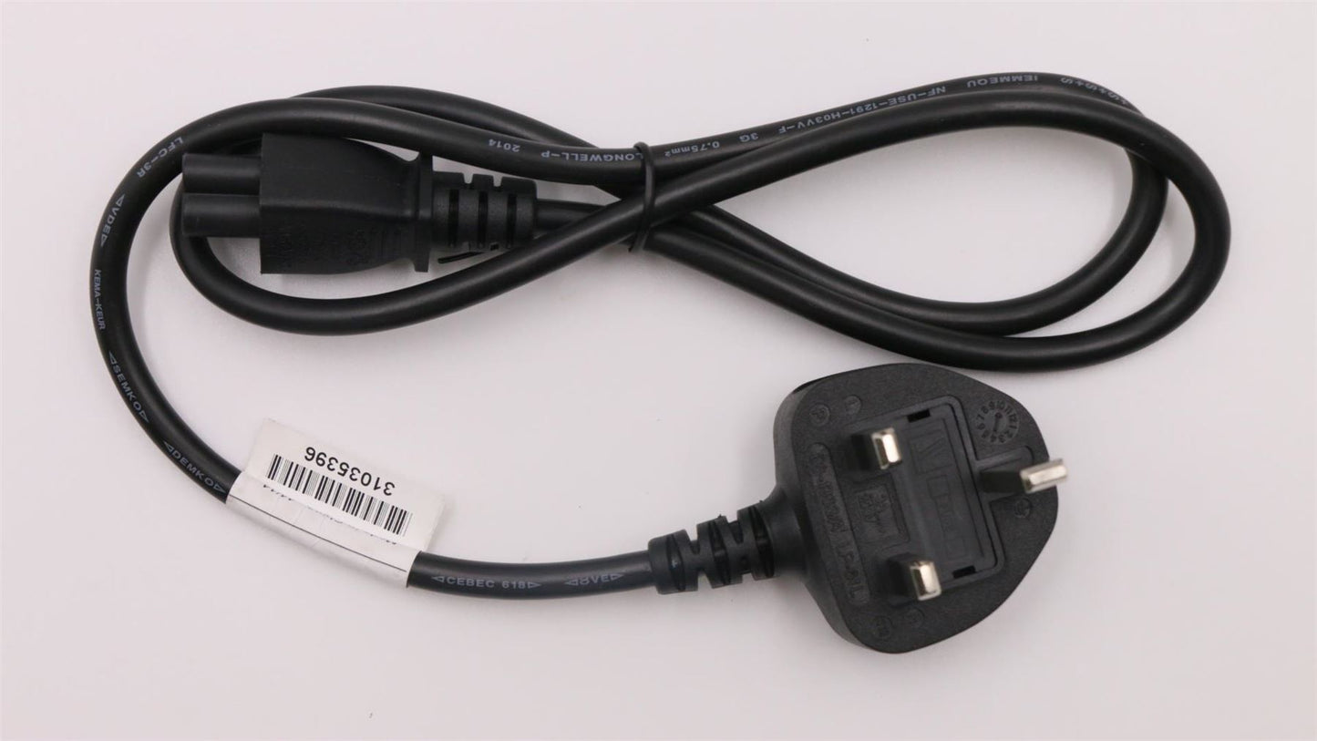 Lenovo 31035396 CABLE Longwell BLK 1.0m UK power cord