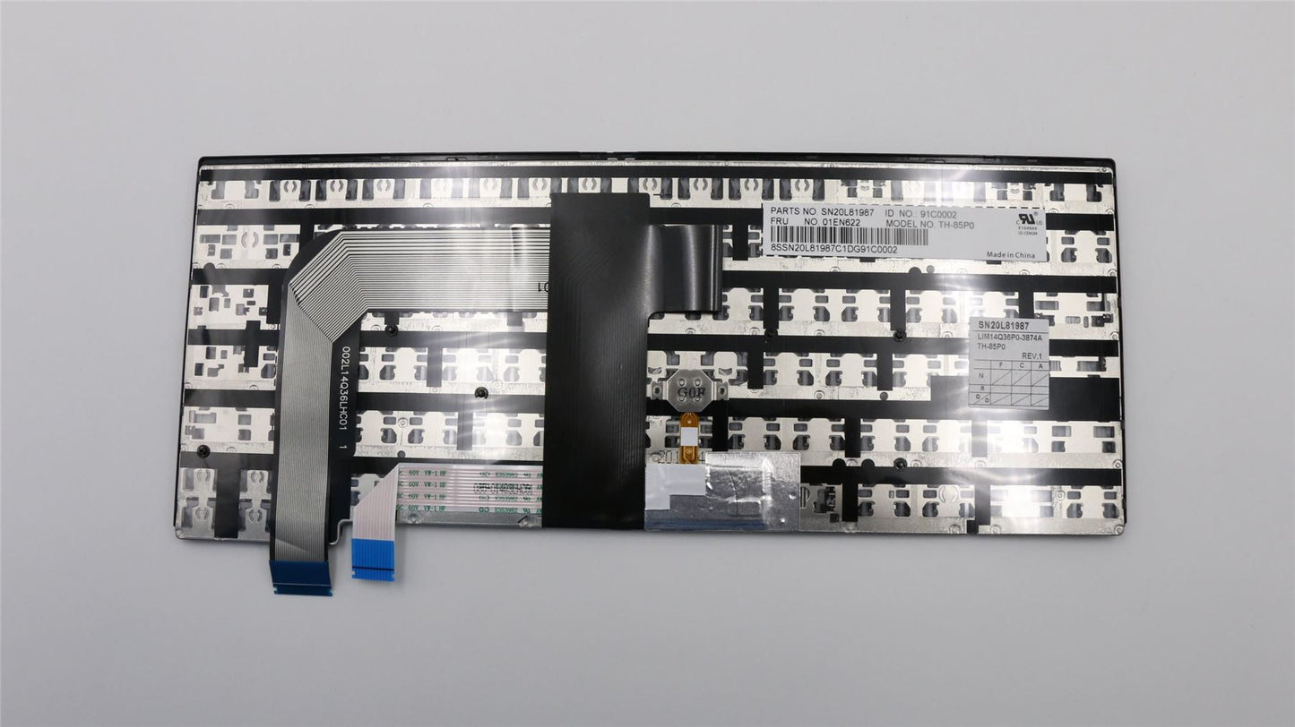 Lenovo ThinkPad T470s 13 2 Keyboard Portuguese Black 01EN622