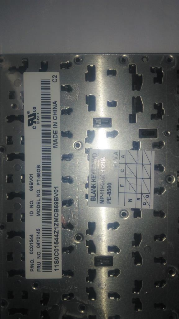 Lenovo FRU PT-KBD UKE CHY UK English Portuguese Keyboard 04Y0145