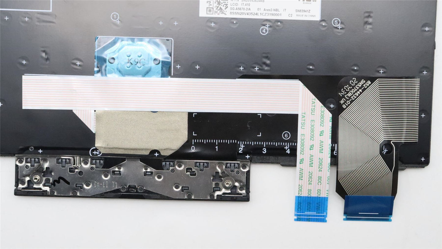 Lenovo ThinkPad L13 2 Keyboard Italian Silver 5N20V43596