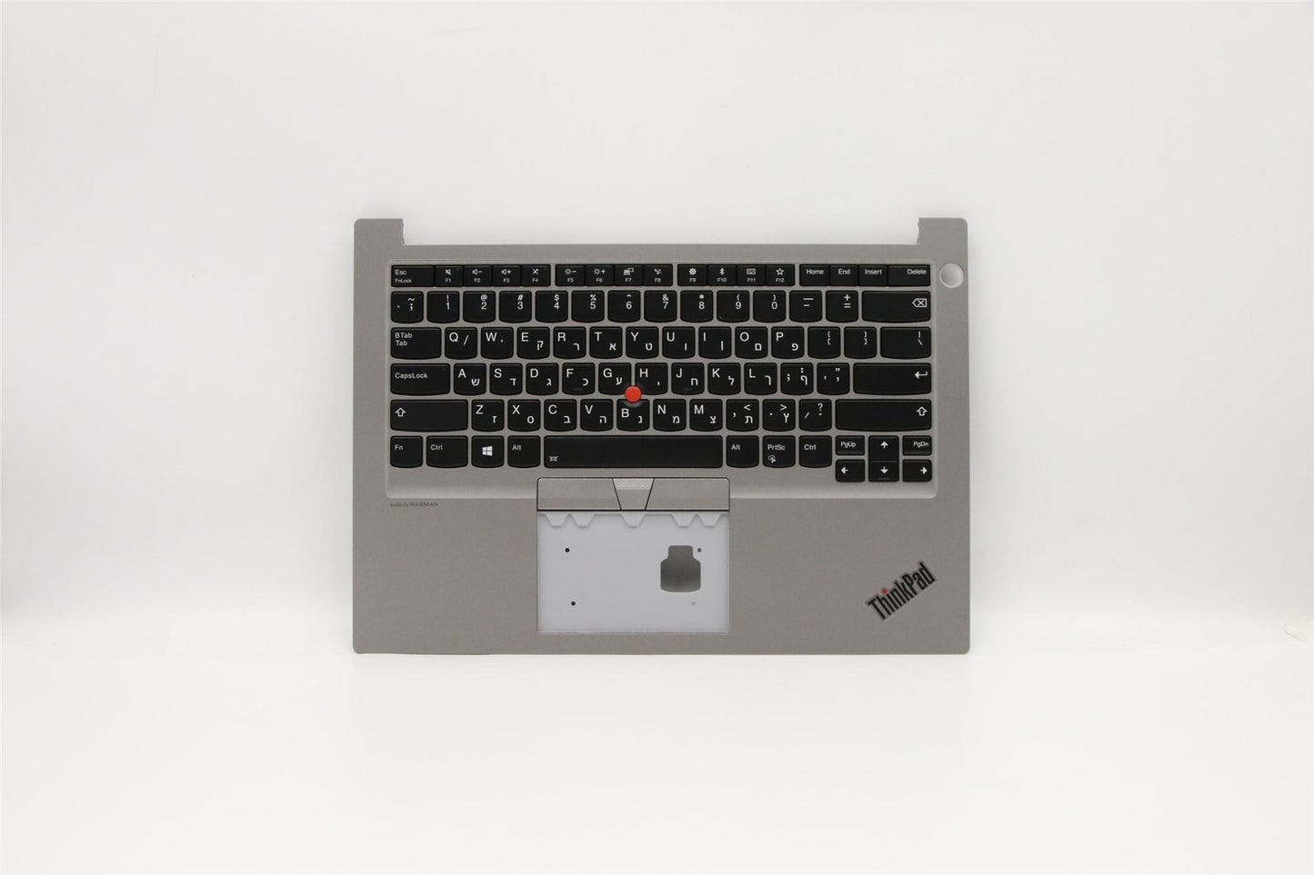 Lenovo ThinkPad E14 Palmrest Cover Keyboard Hebrew Grey Backlit 5M10W64421