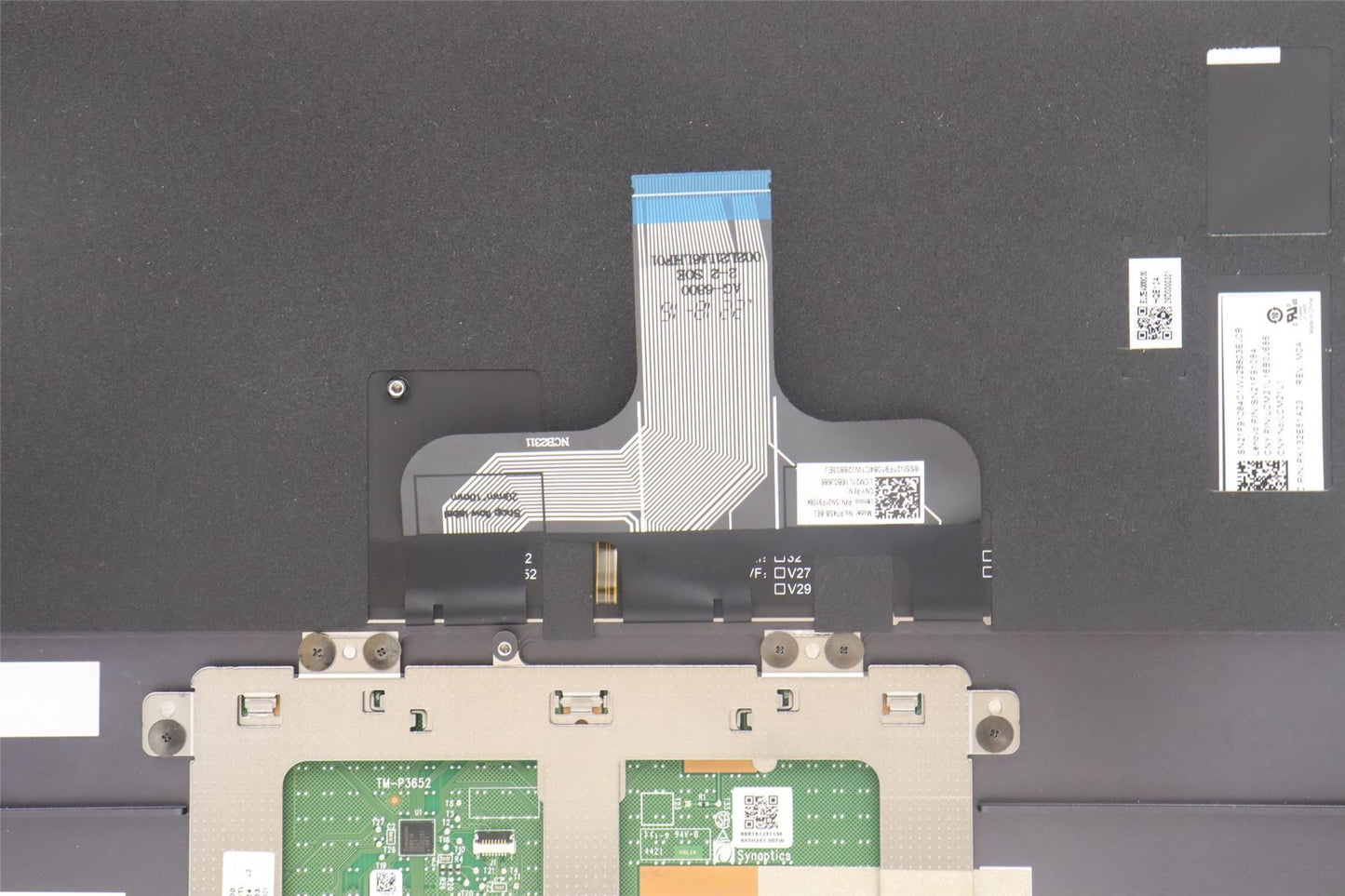 Lenovo Yoga 7 14ARB7 Palmrest Cover Touchpad Keyboard Belgian 5CB1J11144