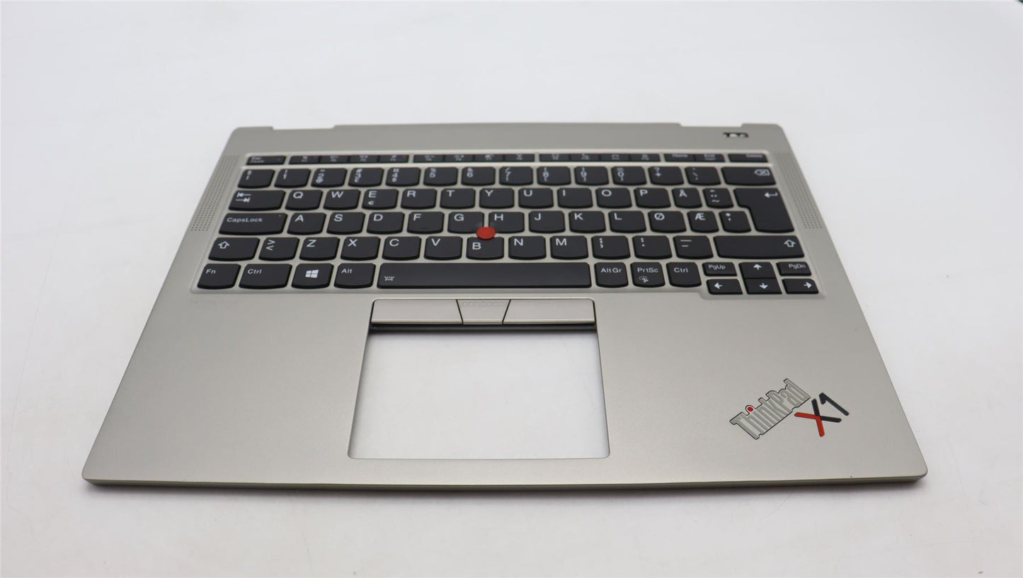 Lenovo ThinkPad X1 Keyboard Palmrest Top Cover Norwegian Titanium 5M11B59896