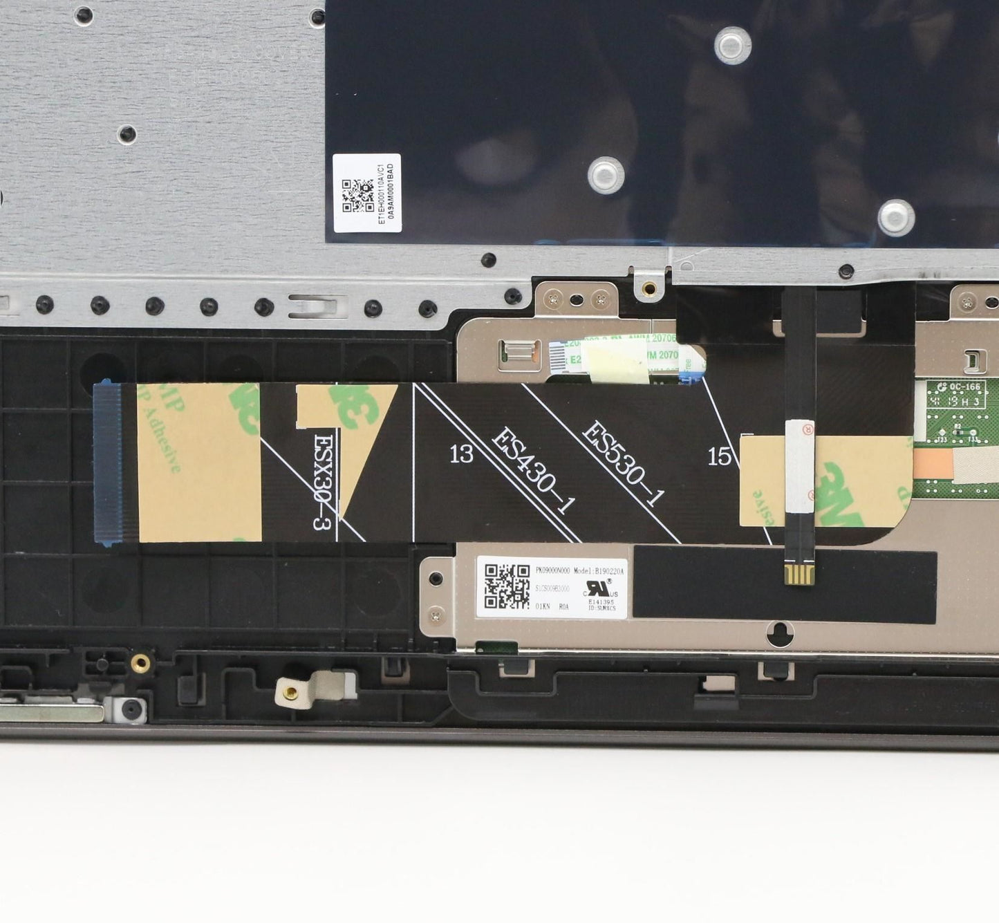 Lenovo Yoga S740-14IIL Tastatur-Handballenauflage, obere Abdeckung, bulgarisches Grau, 5CB0U44080