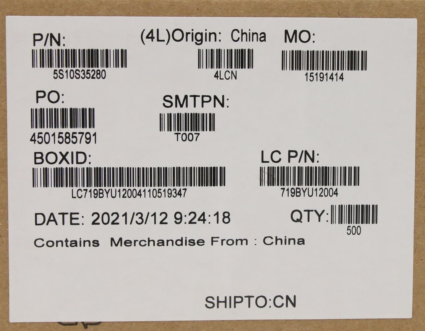 Lenovo 5S10S35280 SCREW SCREW L 82JQ 2.0D12.5LK3.8D0.4T