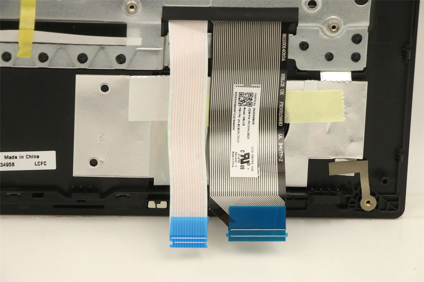Lenovo MECH_ASM KBD 058 FRA BL(Pri) Pat UK BK 5M11A34958