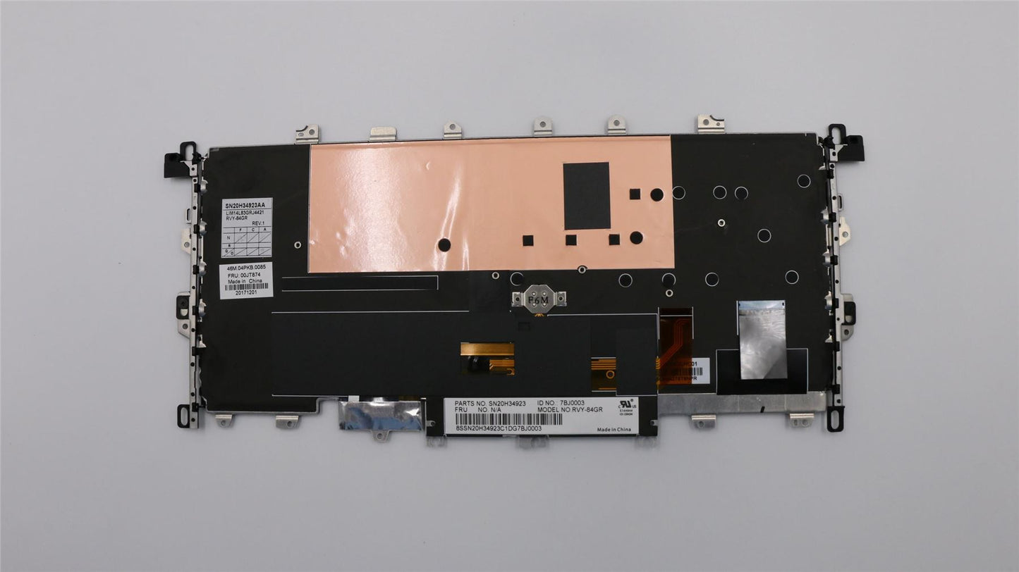 Lenovo Yoga X1 1st Gen Keyboard Greek Black 00JT874