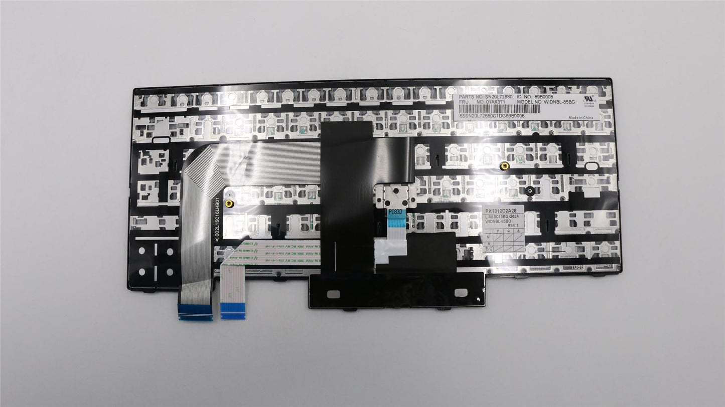 Lenovo ThinkPad T470 A475 Keyboard Bulgairian Black 01AX371
