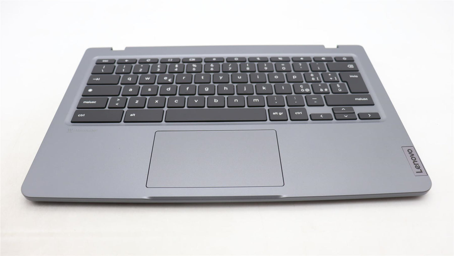 Lenovo 14e Gen3 Keyboard Palmrest Top Cover Italian Black Backlit 5M11H61904