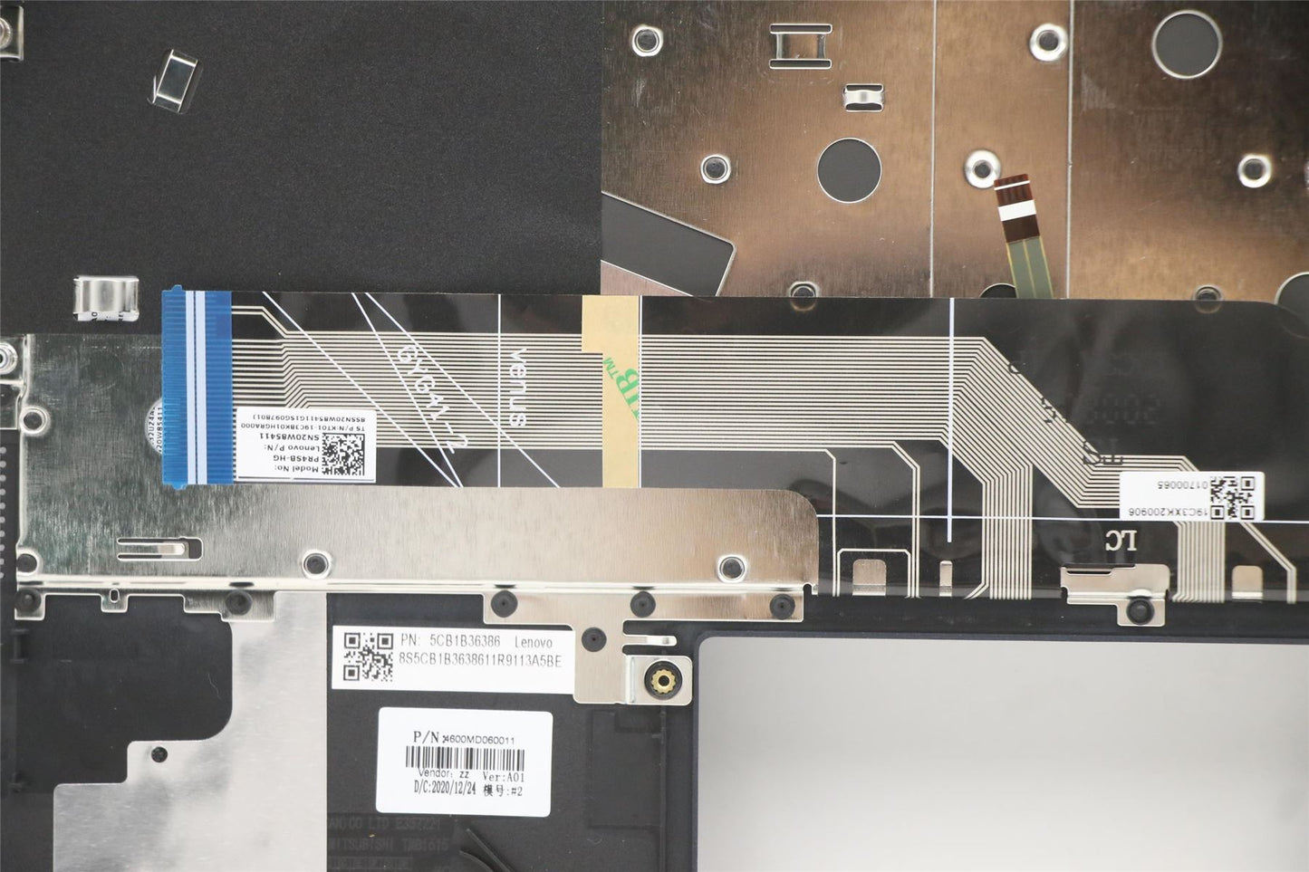 Lenovo Flex 5-14ITL05 Tastatur-Handballenauflage, obere Abdeckung, ungarisches Blau, 5CB1B36386