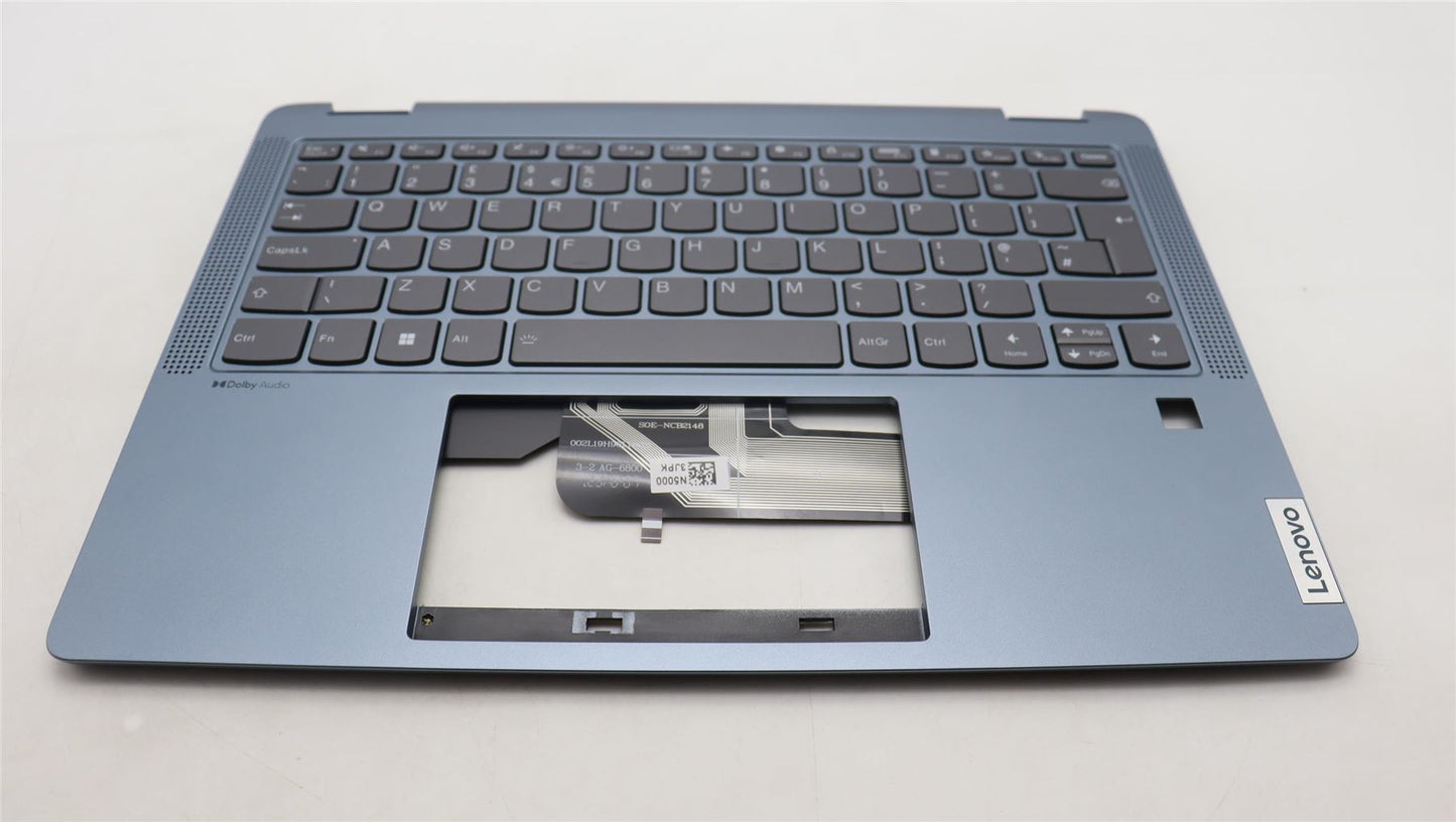 Lenovo IdeaPad 5 14IRU8 Keyboard Palmrest Top Cover UK Silver Backlit 5CB1L30722
