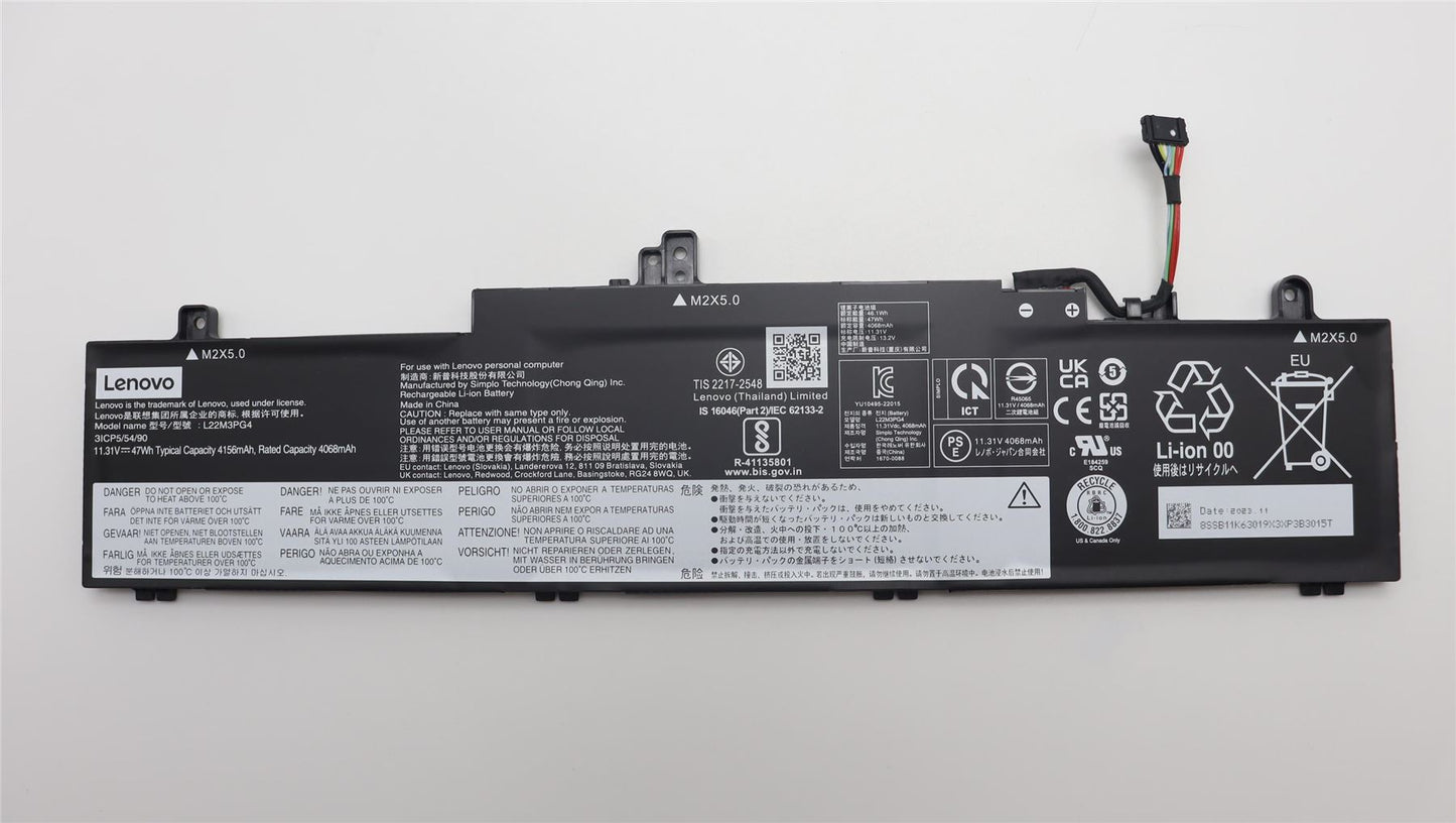 Lenovo ThinkPad E14 Gen 5 E16 Gen 1 Battery 5B11K63024