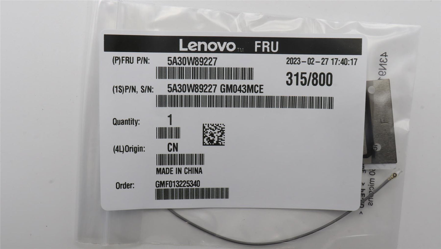 Lenovo ThinkCentre M70t 3 M80t 3 M70t 4 Wi-Fi Wifi Wireless Antenna 5A30W89227